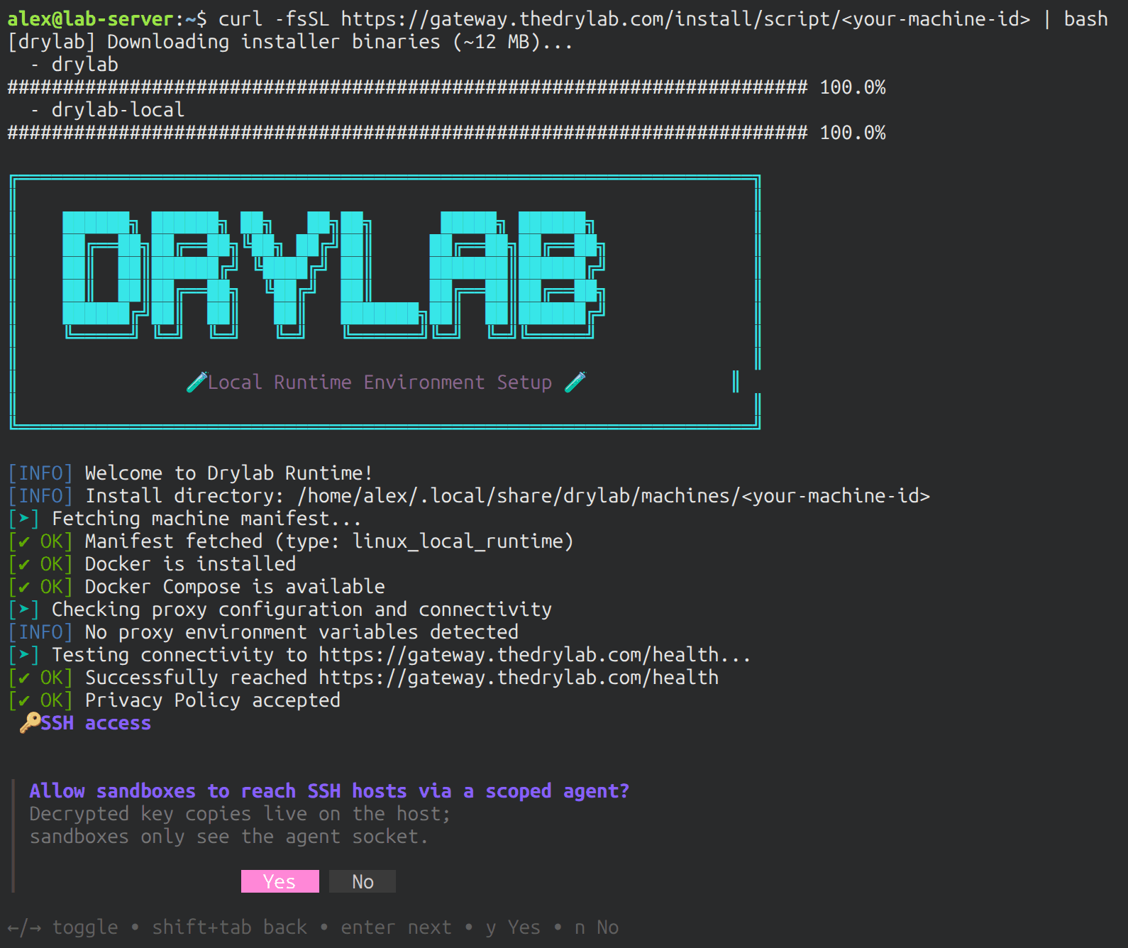 Allow sandboxes to reach SSH hosts