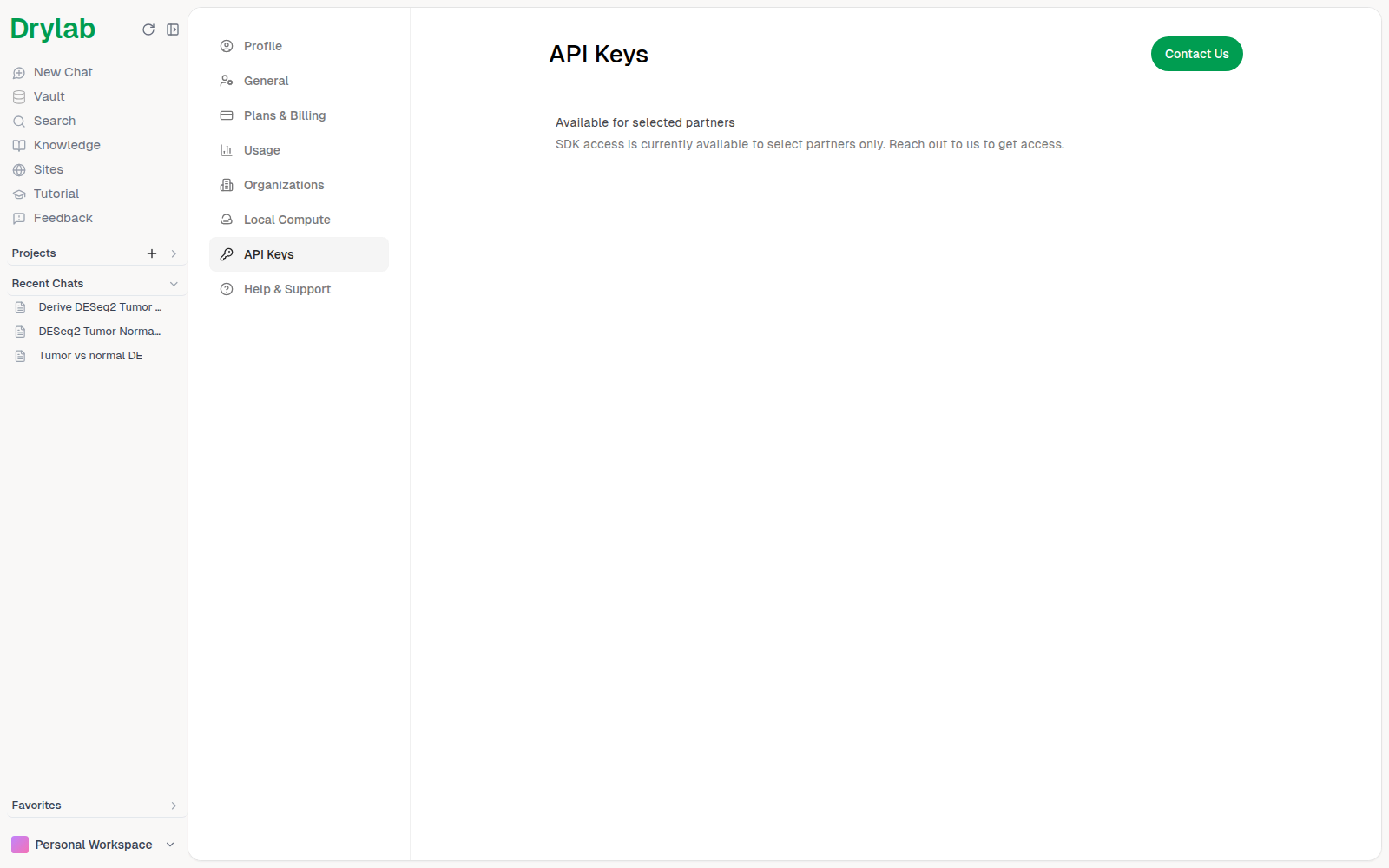 API Keys
